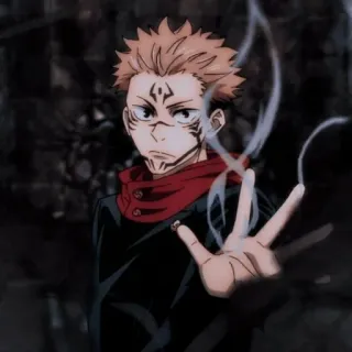 😡 Yuji Itadori Jujutsu Kaisen Аниме, Колдовство, Манга, Персонаж, Сверхъестественное, Магия, Проклятая Энергия telegram sticker