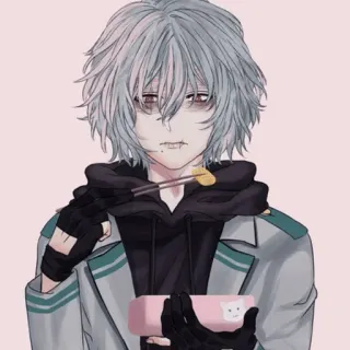 🍝 Shigaraki Tomura My Hero Academia Anime, Manga, Shigaraki, My Hero Academia, Charakter whatsapp sticker
