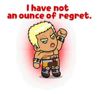 😠 I have not an ounce of regret. telegram sticker