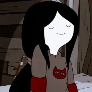 🖤 Marceline Adventure Time cartoon, animation, vampire, adventure time, marceline, marceline the vampire queen whatsapp sticker