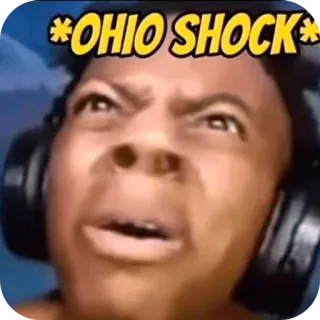 😱 IShowSpeed *OHIO SHOCK* whatsapp sticker