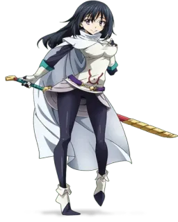 🙂 Shion That Time I Got Reincarnated as a Slime Anime, Shion, Isekai, Slime, Espada, Mujer, Personaje whatsapp sticker