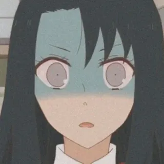 🧸 anime, geschokt, meisje, verrast, cartoon, vrouw telegram sticker