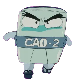 🤖 CAO-2 อนิเมะ, หุ่นยนต์, การ์ตูน, แอนดรอยด์, วินเทจ telegram sticker