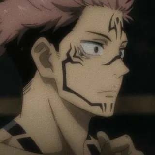 😈 Ryomen Sukuna Jujutsu Kaisen Anime, Manga, Maledizione, Demone, Cattivo telegram sticker