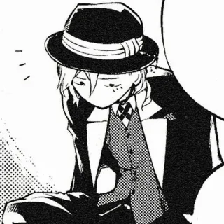 🐈 Chuuya Nakahara Bungou Stray Dogs Anime, Manga, Chuuya Nakahara, Bungou Stray Dogs telegram sticker