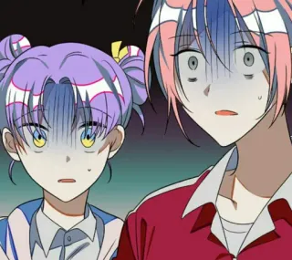 😱 anime, manga, shocked, surprised, cartoon, expression, emotional telegram sticker