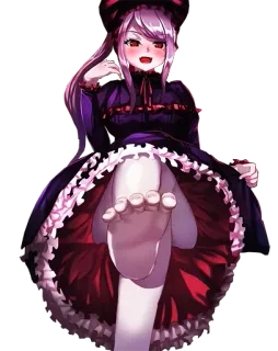 🦶 Shalltear Bloodfallen Overlord Anime, Vampiro, Shalltear, Overlord, Waifu telegram sticker