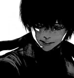 🖤 Ken Kaneki Tokyo Ghoul Anime, Manga, Dark, Gore, Ghoul telegram sticker