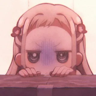 🐇 Nene Yashiro Toilet-bound Hanako-kun Anime, Manga, Mignon, Frustré(e), Triste telegram sticker