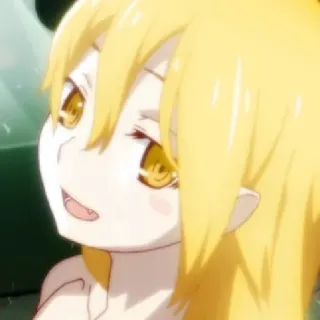 🧿 Shinobu Oshino Monogatari Anime, Charakter, Shinobu, Niedlich, Fanart telegram sticker