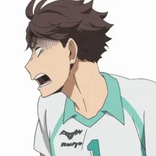 💗 Oikawa Tooru Haikyuu!! Anime, Haikyuu, Oikawa, Oikawa Tooru, Sticker, Pallavolo, Personaggio telegram sticker