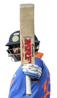 ❤️ MRF Genius cricket, batsman, sports, bat, India telegram sticker