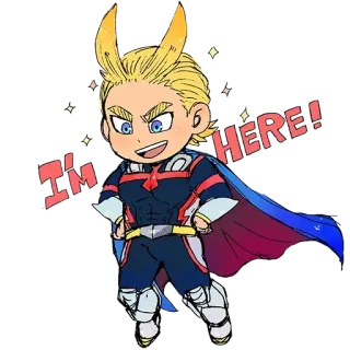 MHA chibi @Alitame72 telegram stickers