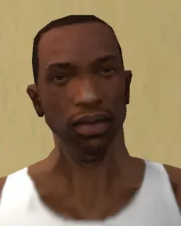 🤯 CJ Grand Theft Auto: San Andreas cj, grand theft auto, san andreas, character, game, videogame telegram sticker