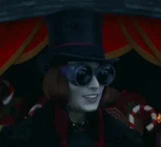 🍫 Willy Wonka Charlie and the Chocolate Factory Willy Wonka, fabbrica di cioccolato, film, personaggio, dolce, caramella, fantasia telegram sticker