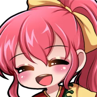 ☺️ Anime, Fofo, Mangá, Alegre, Garota, Desenho animado whatsapp sticker