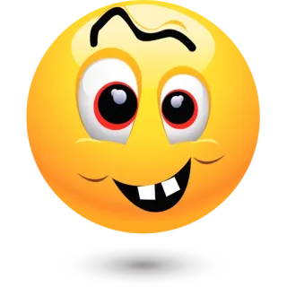 🤓 表情符号, 笑脸, 倒过来, 脸, 表情 telegram sticker