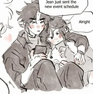 ☁️ Jean just sent the new event schedule
Alright przytulanie, przyjaciele, anime, kreskówka, urocze, harmonogram telegram sticker