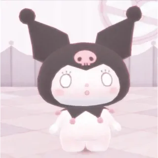 🧬 Kuromi Kuromi, Sanrio, lindo, anime, kawaii, pegatina telegram sticker