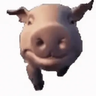 🌟 Schwein, Tier, Cartoon, Nutztier telegram sticker