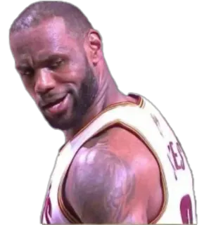 😏 LeBron James 운동선수, 농구, 스포츠, 선수, 르브론 telegram sticker