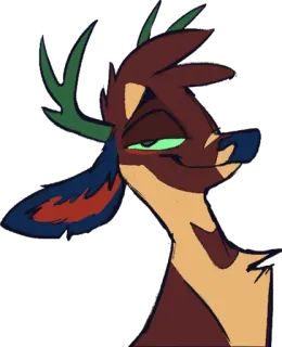 Click the Deer whatsapp stickers