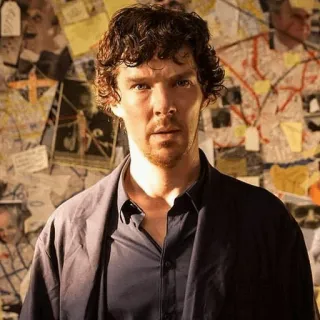 🔎 Sherlock Holmes Sherlock Sherlock Holmes, Benedict Cumberbatch, Détective, BBC, Mystère, Télévision whatsapp sticker