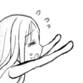 😓 anime, arrabbiato, manga, piangendo telegram sticker