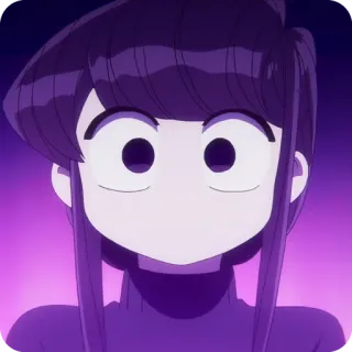 🙂 Komi Shouko Komi Can't Communicate Anime, Manga, Komi Can't Communicate, Komi Shouko, Mignon, Fille, Kawaii, Sérieux whatsapp sticker