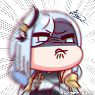 🧬 @KingdomInPeace Anime, Cartone animato, Espressione, Adesivo telegram sticker