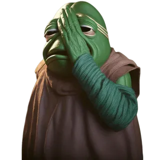 🤦‍♂ Nien Nunb Star Wars Nien Nunb, Star Wars, alien, pilot, Rebel Alliance telegram sticker