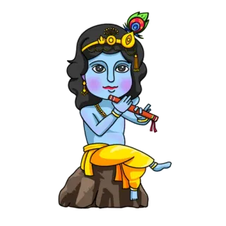 Lord Krishna telegram stickers