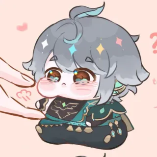 🍥 Alhaitham Genshin Impact alhaitham, genshin impact, anime, chibi, cute, kawaii, video game, character telegram sticker