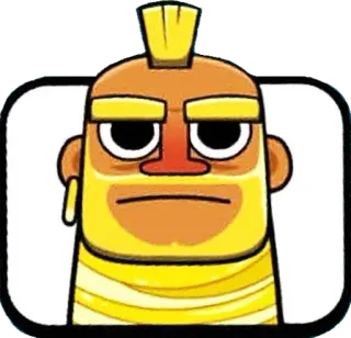 🤑 мультфильм, игра, персонаж, лицо, жёлтый, ирокез telegram sticker