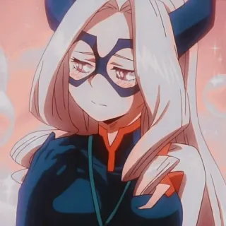 🍑 Mount Lady My Hero Academia Anime, Héroe, Mujer, Máscara, Mount Lady telegram sticker