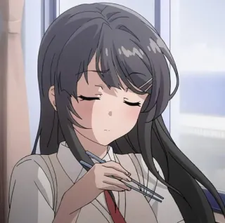 💘 Mai Sakurajima Rascal Does Not Dream of Bunny Girl Senpai Anime, Garota, Sakurajima, Mai, Bunny Girl Senpai, Rascal Does Not Dream telegram sticker