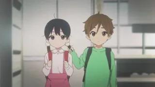 ❤️ anime, enfants, école, amis telegram sticker