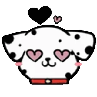 Dalmation (@ShoutoEmoji) telegram emojis 😍