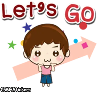 @MHStickers Smiling Boy telegram stickers