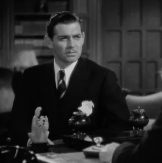Clark Gable | @DeviIish telegram stickers