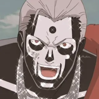 😡 Jirobo Naruto Аниме, Джиробо, Наруто, Наклейка telegram sticker