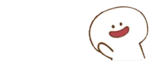 👋 การ์ตูน, น่ารัก, ตัวละคร, ภาพประกอบ, เป็นมิตร whatsapp sticker