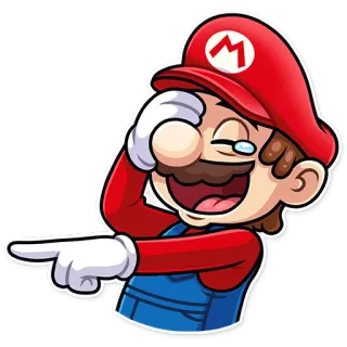 😂 Mario Mario, videogame, Nintendo, personagem, humor telegram sticker