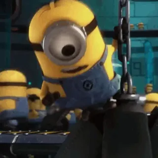 🍌 Minion Despicable Me Minion, Cartoon, Animiert, Lustig telegram sticker
