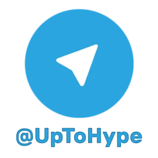 🔝 @UpToToHype social media, telegram, icon, digital, newsletter, communication telegram sticker