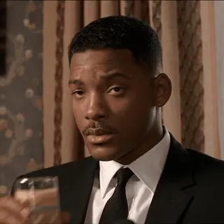 🥤 Will Smith Will Smith, acteur, beroemdheid, portret, man, gezicht telegram sticker