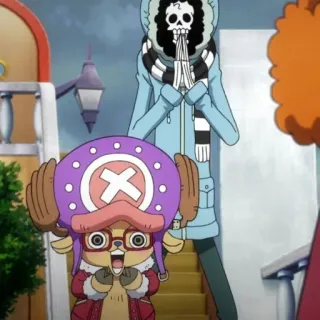 🤩 Tony Tony Chopper One Piece Anime, Manga, Renne, Mignon, Pirates au chapeau de paille telegram sticker