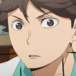 💗 Oikawa Tooru Haikyu!! Anime, Haikyuu, Oikawa, Tooru, Pallavolo, Personaggio telegram sticker