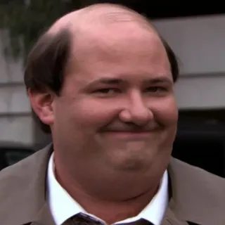 😝 Kevin Malone The Office Kevin Malone, The Office, komedi, acara TV, NBC, aktor whatsapp sticker